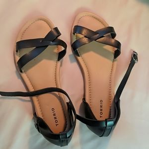 Black Torrid sandals